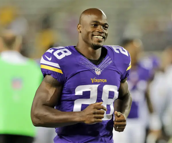 Vikings franchise milestones:  Adrian Peterson rushed for over 2,000 yards in 2012.  