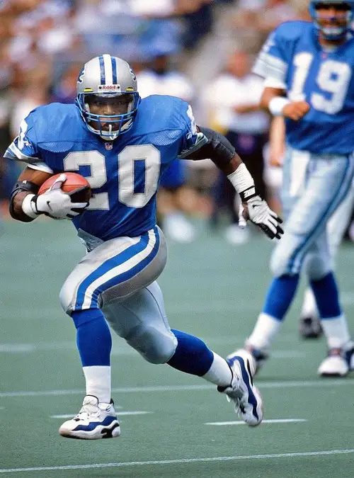 Legendary Running Back:  Barry Sanders was voted to 10 Pro Bowls in his ten-year NFL career