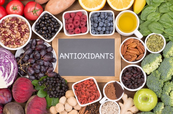 Foods high in antioxidants help fight free radicals in the body.