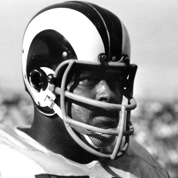 Los Angeles Rams:  Rosey Grier was a member of the 1956 NFL Champion New York Giants.  