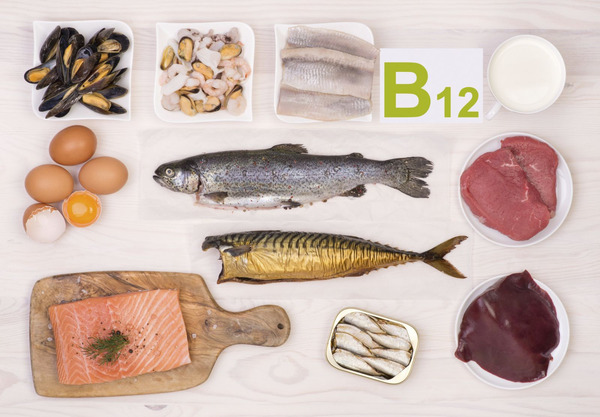 Vitamin B12:  plays an essential role in red blood cell formation as well as cell metabolism.  