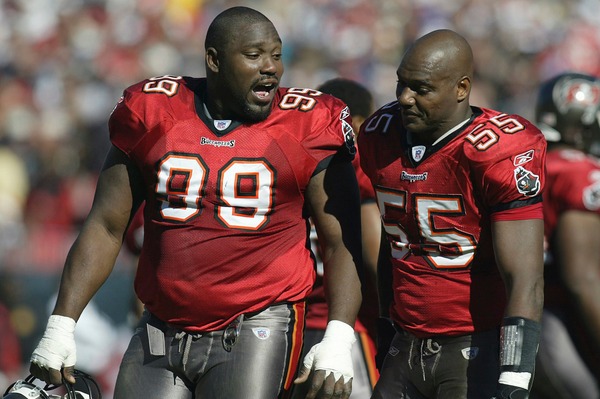 Tampa Bay Buccaneers:  Brooks was a member of Tampa Bay's first Super Bowl title in Super Bowl XXXVII.  