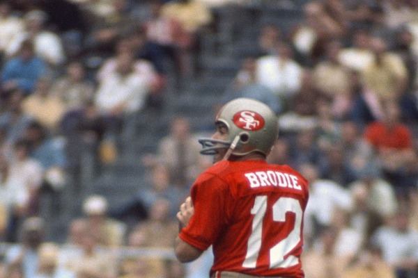 San Francisco 49ers:  John Brodie was the NFL league MVP in 1970.