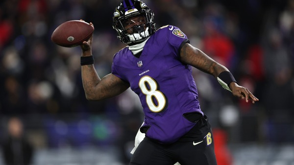 AFC Championship Game:  Lamar Jackson had a subpar performance in the AFC Championship game.  