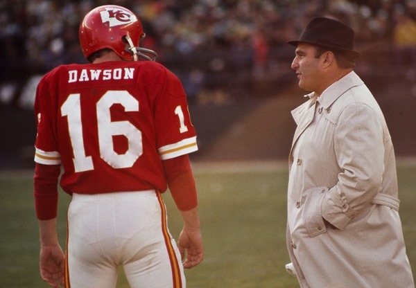 Kansas City  Chiefs:  Len Dawson spent his first five seasons in the NFL before joining the the AFL's Chiefs (then known as the Dallas Texans.)