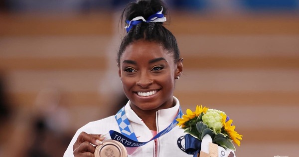 Simone Biles first tried gymnastics at age 6 during a day-care field trip.  